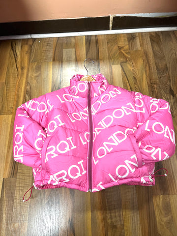 ML Pink Barbie Bubble Crop Jacket