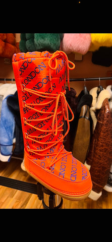 ML Orange & Blue Moon Boot